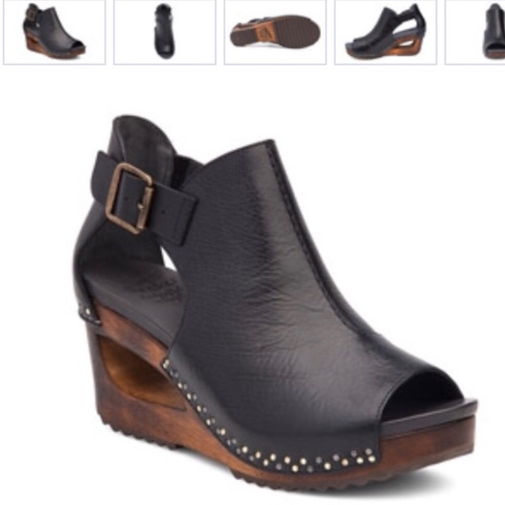 Dansko Clogs—limited ed. sable black tumbled calf